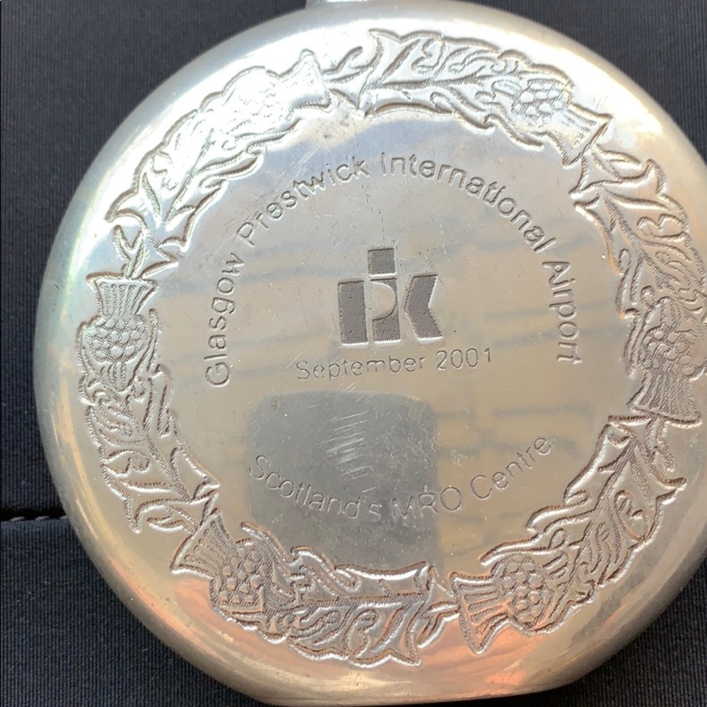Scotland Pewter Flask